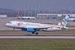 IZair-Izmir Airlines, TC-IZL  Cesme , A320-233 bei der Landung in MUC aus Istanbul (SAW) 07.04.2009