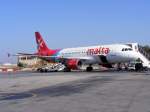 Airbus A 320 9H-AEP von Air Malta auf dem Malta International Airport (MLA) am 21.6.2013