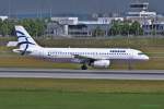 Aegean Airlines, SX-DGI, A320-232 in MUC nach der Landung aus Athen (ATH) 01.07.2013 