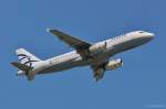 Aegean Airlines, SX-DGE, A320-232 in MUC im Steigflug nach Athen (ATH) 08.07.2013