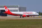 D-ABFU / Air Berlin / A320-214 in MUC beim Start nach Zakynthos (ZTH) 16.08.2013