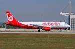D-ABFO / Air Berlin / A320-214 beim Start in MUC nach Palma de Mallorca (PMI) 16.08.2013