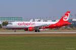 D-ABNB / Air Berlin / A320-214 in MUC bei der Landung aus Korfu (CFU) 17.08.2013