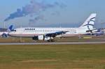 SX-DVH  Nostos  / Aegean Airlines / A320-232 bei der Landung in MUC aus Thessaloniki (SKG) 25.11.2013
