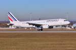 F-GKXV / Air France / A320-214 bei der Landung in MUC aus Paris (CDG) 30.12.2013