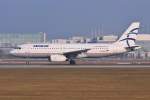 SX-DVH  Nostos  / Aegean Airlines / A320-232 beim Start in MUC nach Thessaloniki (SKG) 01.02.2014