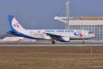 VQ-BDJ / Ural Airlines / A320-214 beim Start in MUC nach Jekaterinburg (SVX) 01.02.2014