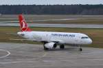 TC-JPJ Turkish Airlines Airbus A320-232  zum SAtrart in Tegel  24.03.2014