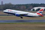 G-EUUL British Airways Airbus A320-232   Start Tegel 24.03.2014