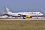 EC-LOB  Vueling Europe  / Vueling / A320-214 bei der Landung in MUC aus Barcelona (BCN) 28.03.2014