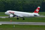 HB-IJB Swiss Airbus A320-214    Landung in Hamburg   04.05.2014