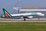EI-DTK  Giovanni Verga  / Alitalia / A320-216 bei der Landung in MUC aus Rom (FCO) 19.05.2014