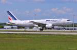 F-GKXI / Air France / A320-214 bei der Landung in MUC aus Paris (CDG) 20.05.2014