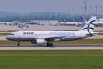 SX-DGC / Aegean Airlines / A320-232 beim Start in MUC nach Heraklion (HER) 03.06.2014