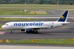 Nouvelair TS-INH nach der Landung in Düsseldorf 7.6.2014