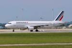 F-GKXU / Air France / A320-214 beim Start in MUC nach Paris (CDG) 11.06.2014