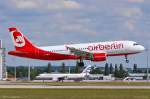 D-ABFZ / Air Berlin / A320-214 vor der Landung in MUC aus Alicante (ALC) 16.06.2014