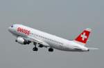 HB-IJJ Swiss Airbus A320-214  am 27.06.2014 in Tegel gestartet