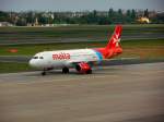 9H-AEP / Air Malta / A320-214 / nach der Landung in Berlin Tegel TXL/EDDT / 11.07.2014
