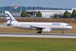 SX-DVW  Nikos Kazantzakis  / Aegean Airlines / A320-232 nach der Landung in MUC aus Athen (ATH) 23.06.2014
