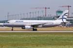 SX-DVR / Aegean / A320-232 beim Start in MUC nach Rhodos (RHO) 03.07.2014