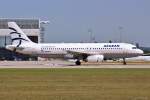 SX-DGJ / Aegean Airlines / A320-232 beim Start in MUC nach Athen (ATH) 04.07.2014