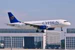5B-DCL  Pentadaktylos  / Cyprus Airways / A320-232 vor der Landung in MUC aus Larnaca (LCA) 19.07.2014