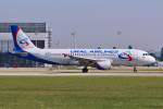 VP-BIE / Ural Airlines / A320-214 beim Start in MUC nach Jekaterinburg (SVX) 19.07.2014