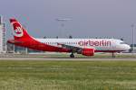 D-ABFA / Air Berlin / A320-214 beim Start in MUC nach Heraklion (HER) 01.08.2014