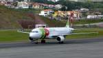 CS-TNS | Airbus A 320-200 (TAP Portugal) auf dem Weg zur Parkposition auf dem Flughafen Funchal (FNC) auf Madeira (06.03.2014)