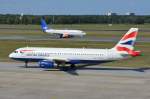 G-EUYC British Airways Airbus A320-232   zum Gate in Tegel am 03.09.2014