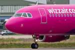 Wizz Air, HA-LWD, Airbus, A 320-200 (Bug/Nose), 04.09.2014, FMM-EDJA, Memmingen, Germany 