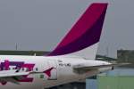 Wizz Air, HA-LWD, Airbus, A 320-200 (Seitenleitwerk/Tail), 04.09.2014, FMM-EDJA, Memmingen, Germany 