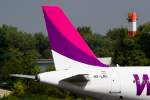 Wizz Air, HA-LWG, Airbus, A 320-200 (Seitenleitwerk/Tail), 02.09.2014, FMM-EDJA, Memmingen, Germany 