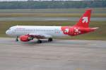 OE-LEL Niki Airbus A320-214  zum Start in Tegel am 12.09.2014
