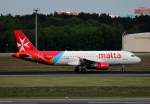 Air Malta A 320-214 9H-AEN nach der Landung in Berlin-Tegel am 27.04.2014
