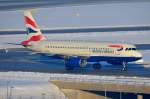 G-EUUH British Airways Airbus A320-232  in München nach der Landung am 01.01.2015