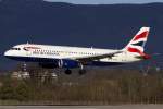 British Airways, G-EUYL, Airbus, A320-232, 13.01.2015, GVA, Geneve, Switzerland           