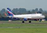 A 320-214 Aeroflot VQ-BPW kurz vor  touch down  in DUS - 04.09.2014