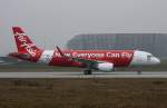 Air Asia, F-WWIC, Reg.9M-AJU, (c/n 6492),Airbus A 320-216 (SL), 17.02.2015,XFW-EDHI, Hamburg-Finkenwerder, Germany 