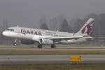 Qatar Airways, A7-AHW, Airbus, A320-232, 12.02.2015, GVA, Geneve, Switzerland              