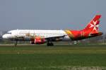 Air Malta Valetta A-320 9H-AEO auf 18R in AMS / EHAM / Amsterdam am 05.05.2013