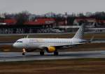 Vueling A 320-214 EC-LVU beim Start in Berlin-Tegel am 09.02.2015
