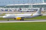 EC-MFL Vueling Airbus A320-232(WL)  gelandet in München am 10.05.2015