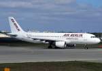 Air Berlin A 320-214 EC-KBQ am 21.04.2007 auf dem Flughafen Berlin-Tegel, jetzt in Diensten von Iberworld Airlines