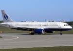 Blue Wings A 320-232 D-ANNE am 21.04.2007 auf dem Flughafen Berlin-Tegel