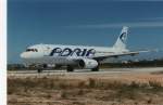 S5-AAC, Airbus A320, MSN: 114, Adria, Faro Airport, xx/06/1997.