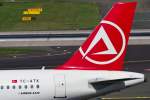 AtlasGlobal Airlines (KK-KKK), TC-ATK, Airbus, A 320-232 (Seitenleitwerk/Tail), 22.08.2015, DUS-EDDL, Düsseldorf, Germany