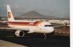 EC-HDO, Airbus A320, MSN: 1099, Ineria, Arrecife Lanzarote Airport, xx/09/2003.
