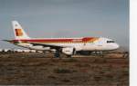 EC-HQL, Airbus A320, MSN: 1461, Iberia, Arrecife Lanzarote Airport, xx/09/2004.